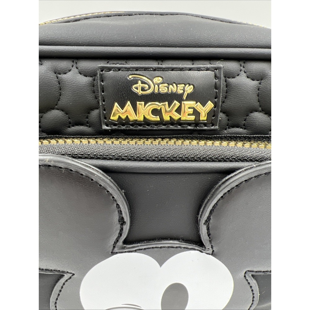 Primark Disney's Winking Mickey Mouse Black Faux Leather Crossbody Purse NWT - Picture 7 of 7
